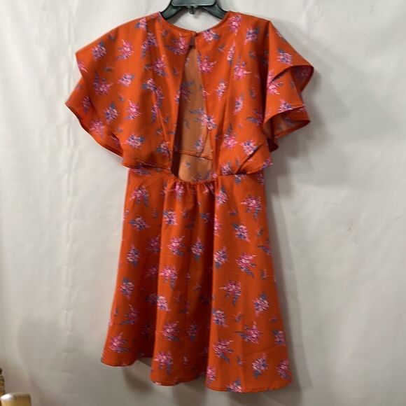 ASOS DESIGNS-FLORAL OPEN BACK DRESS SIZE‎ 6 - Picture 2 of 4